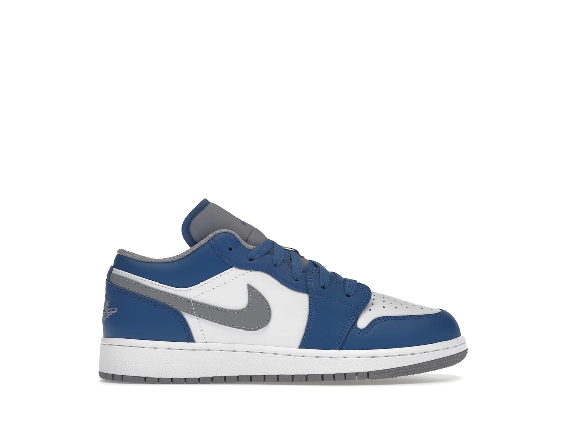 Air Jordan 1 Low True Blue Cement (GS)