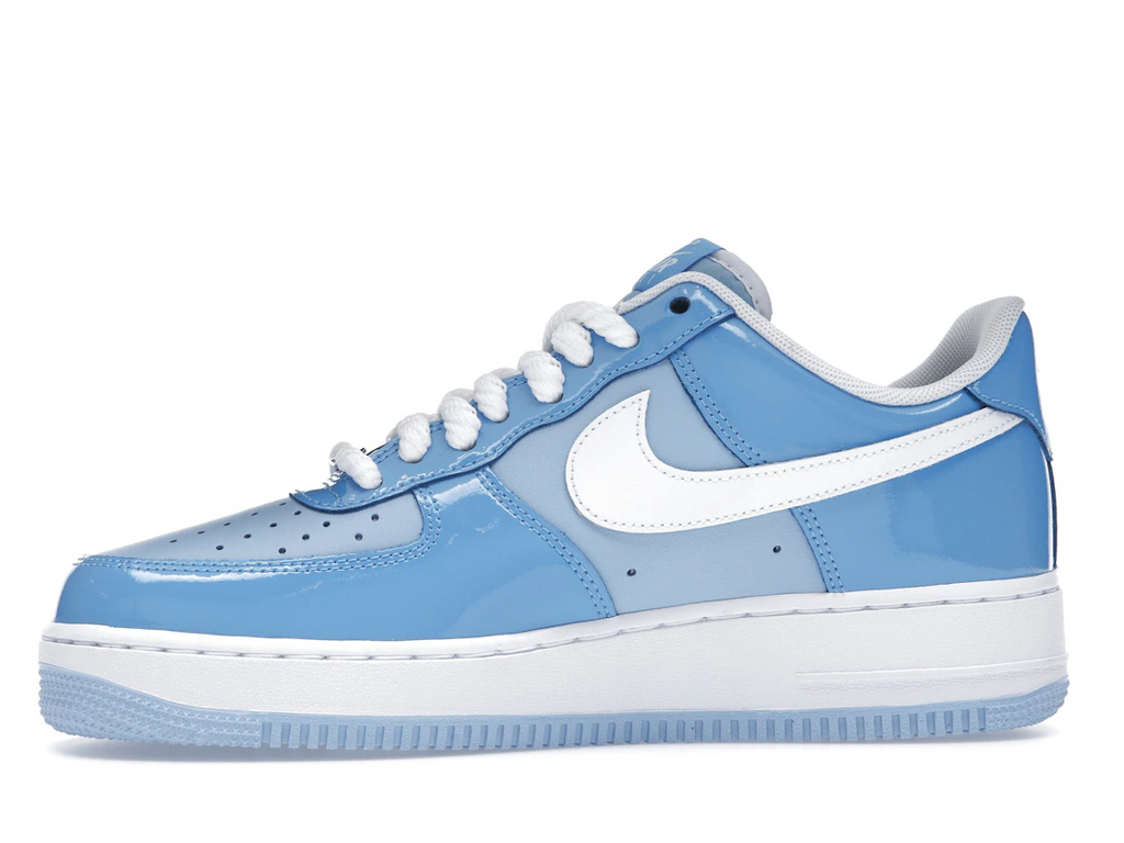 tenisky a boty Nike Air Force 1 Low '07 LV8 Phychic Blue White Patent HV9405-400 ADONIO