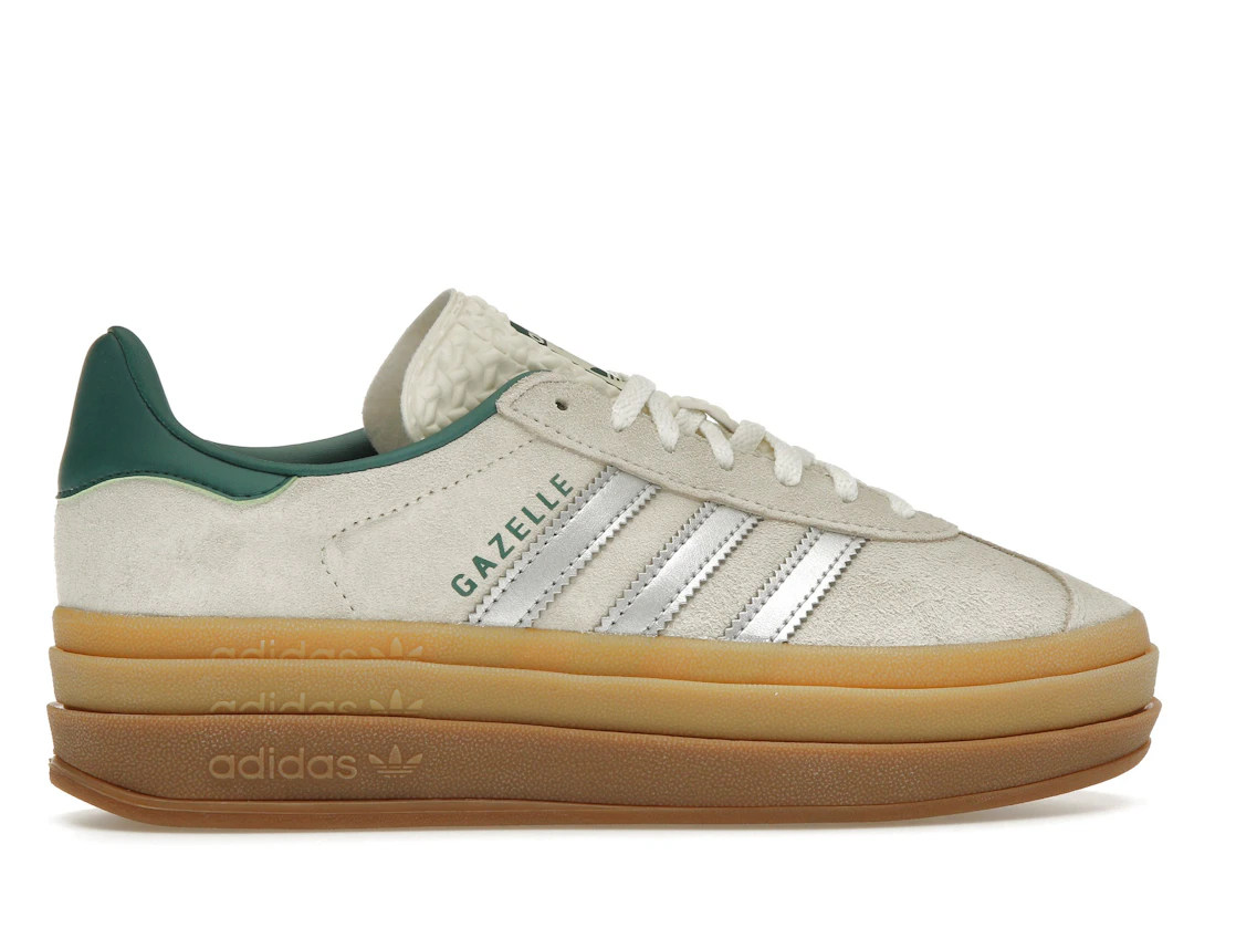 adidas Gazelle Bold Off White Collegiate Green (W)