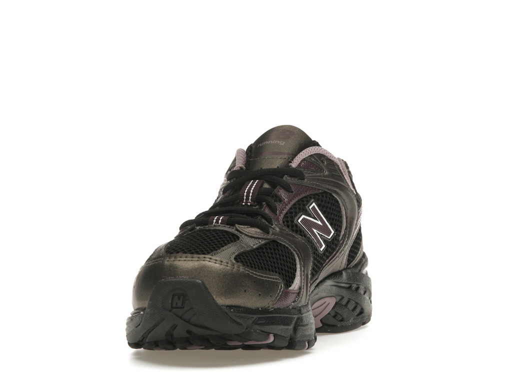 New Balance 530 Black Metallic Plum Brown