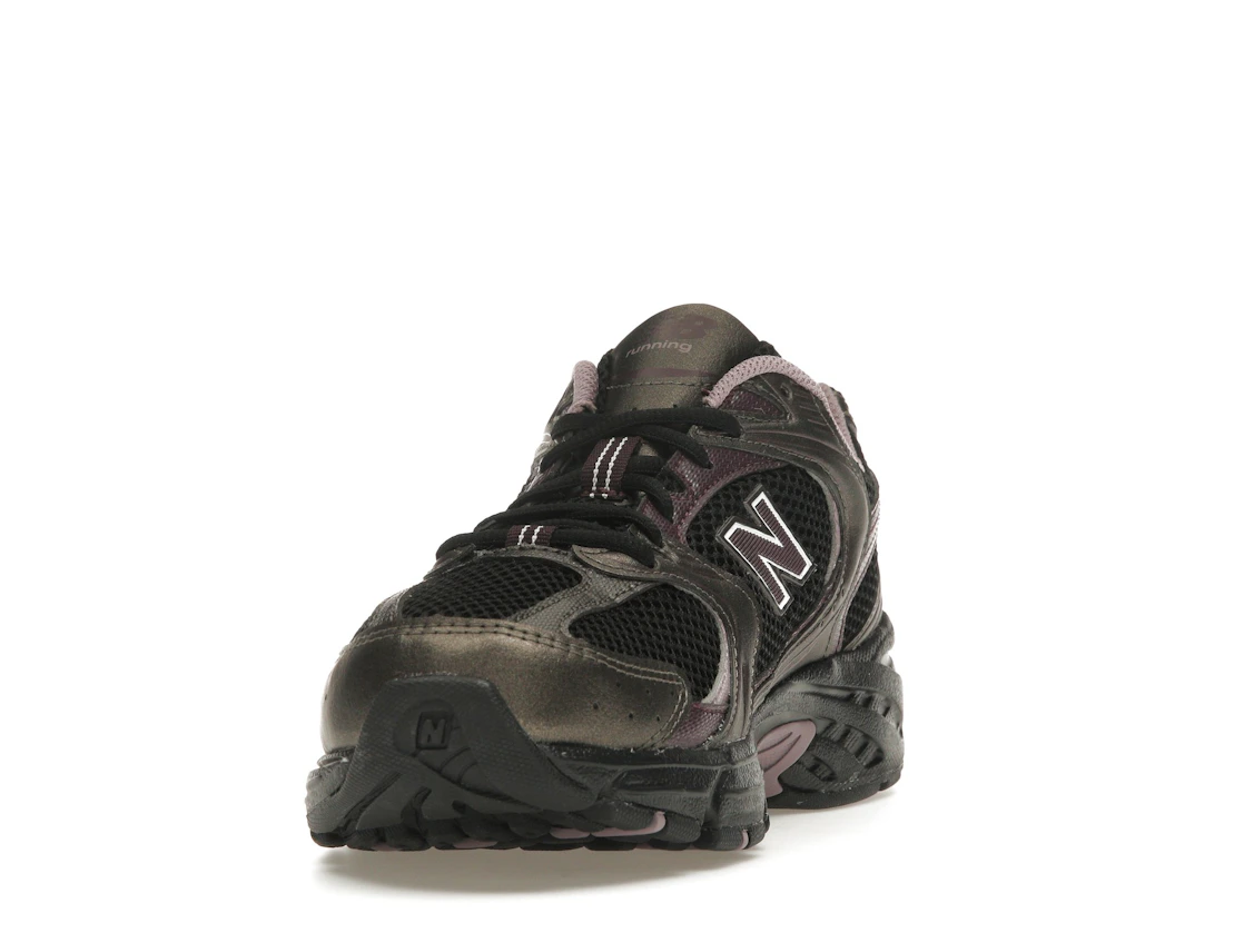 New Balance 530 Black Metallic Plum Brown