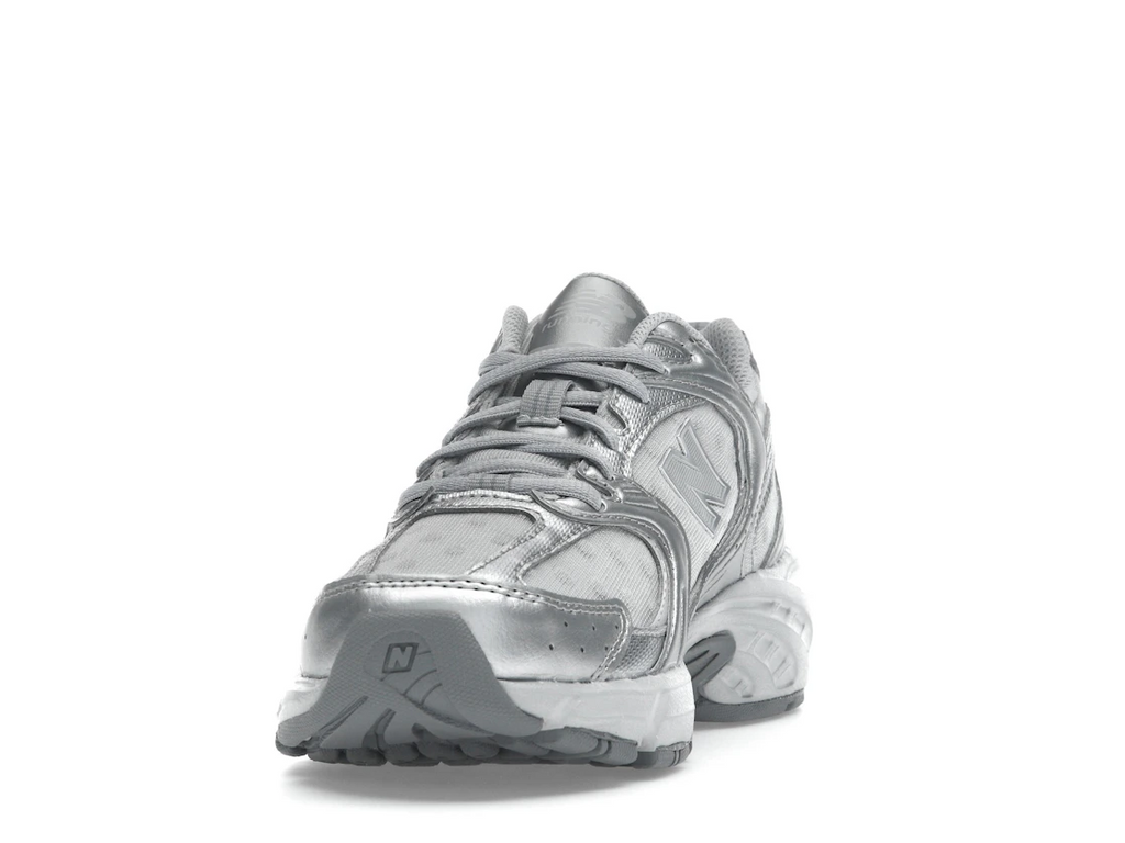 New Balance 530 Silver Metallic Raincloud Polka Dots
