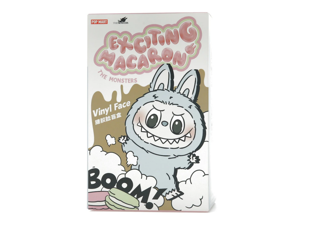 Pop Mart Labubu The Monsters Exciting Macaron Vinyl Plush Pendant Single Blind Box