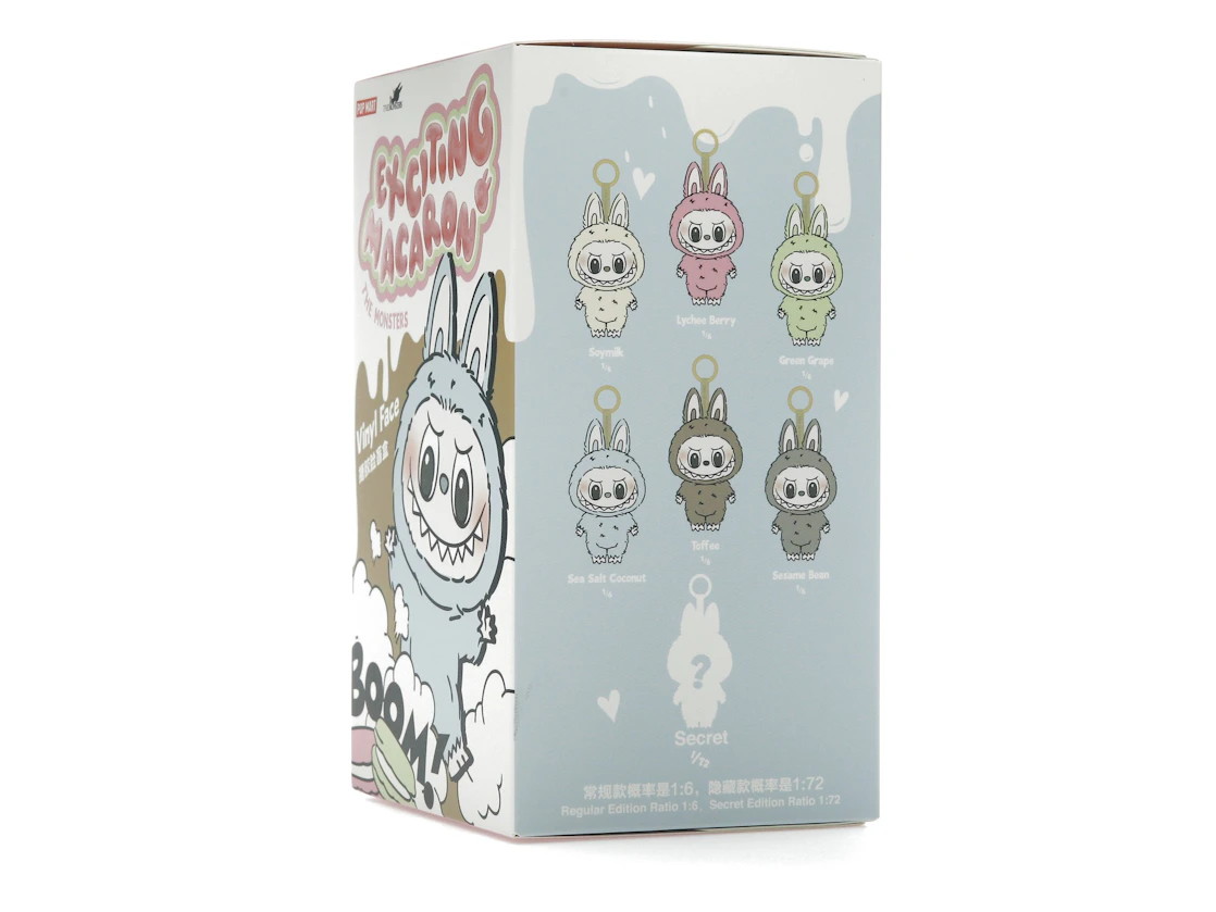 Pop Mart Labubu The Monsters Exciting Macaron Vinyl Plush Pendant Single Blind Box