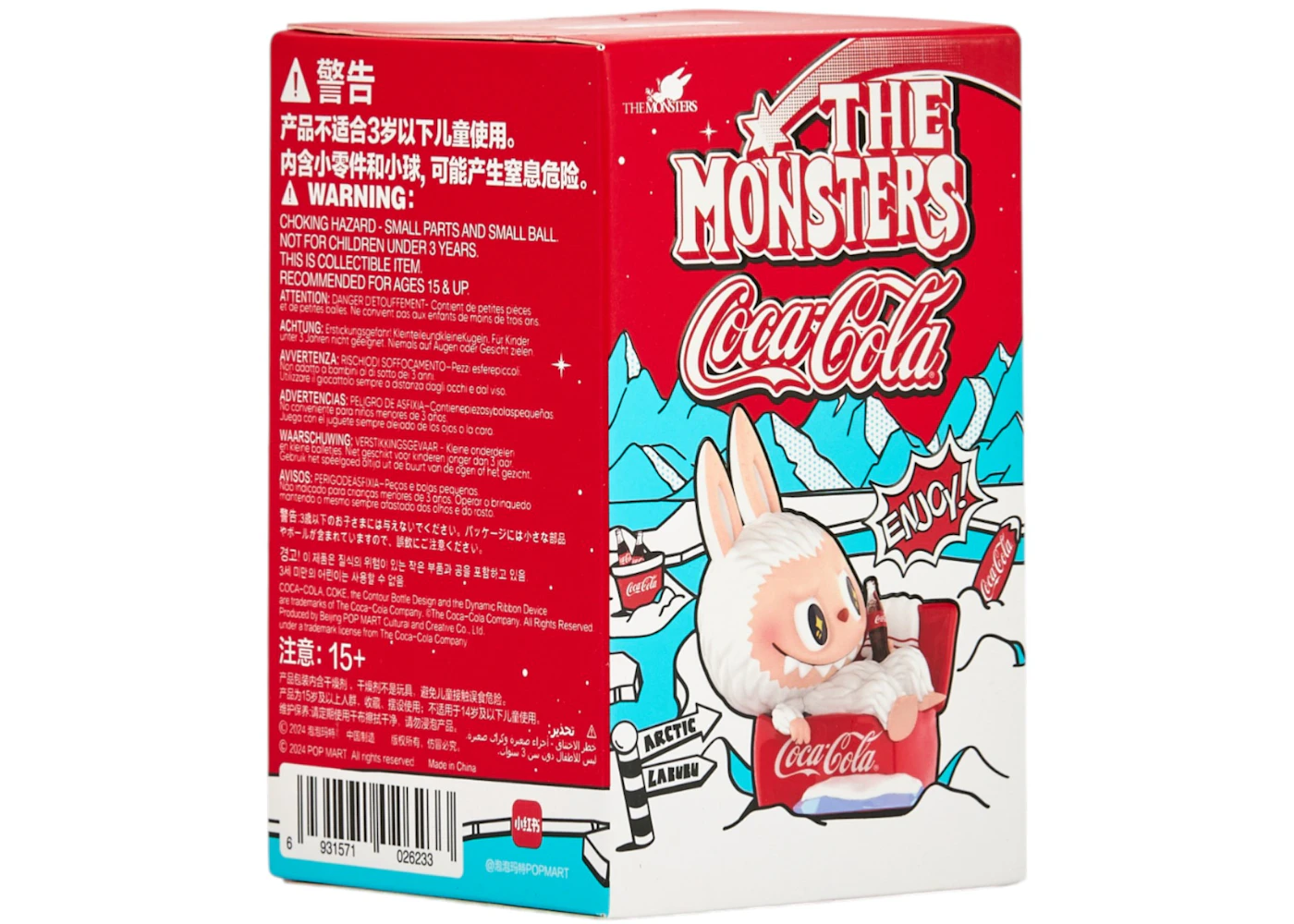 Pop Mart Labubu The Monsters Coca-Cola Series Figure Single Blind Box