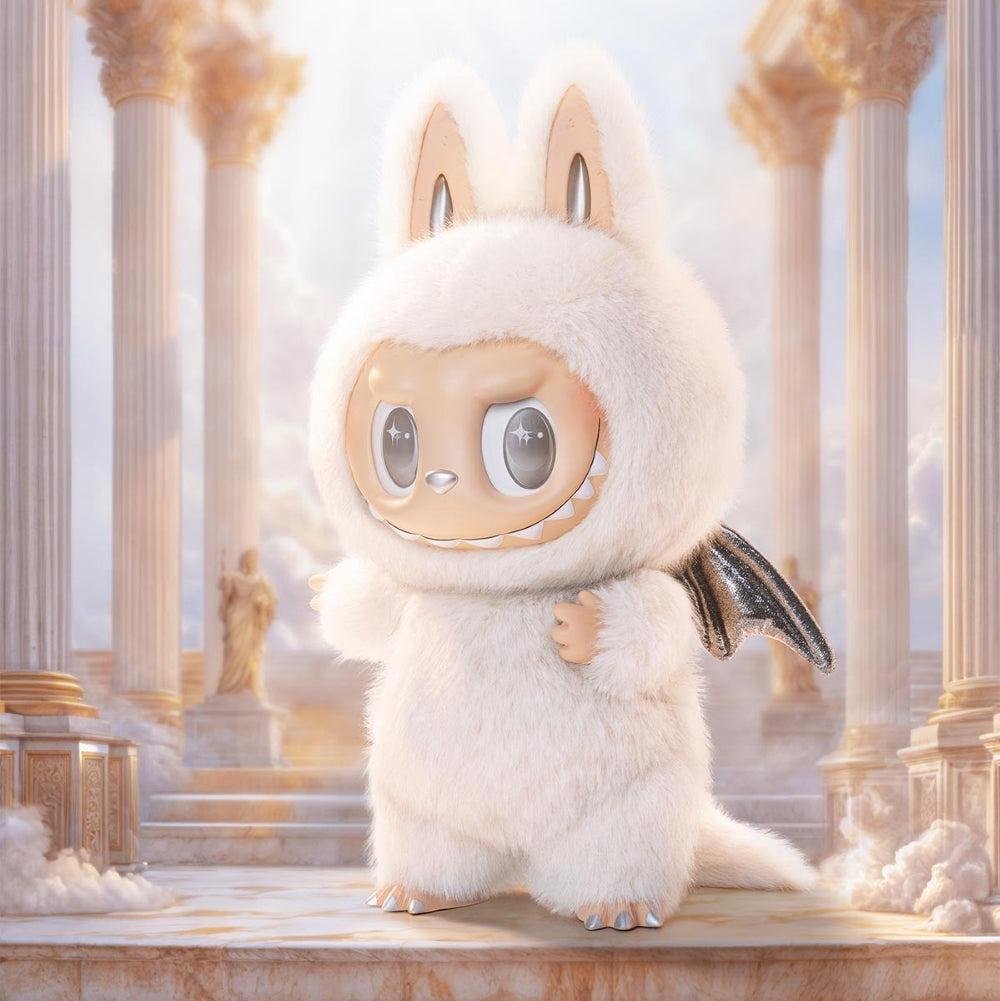 Pop Mart The Monsters Labubu Zimomo Angel in Clouds Figure (No Tote)