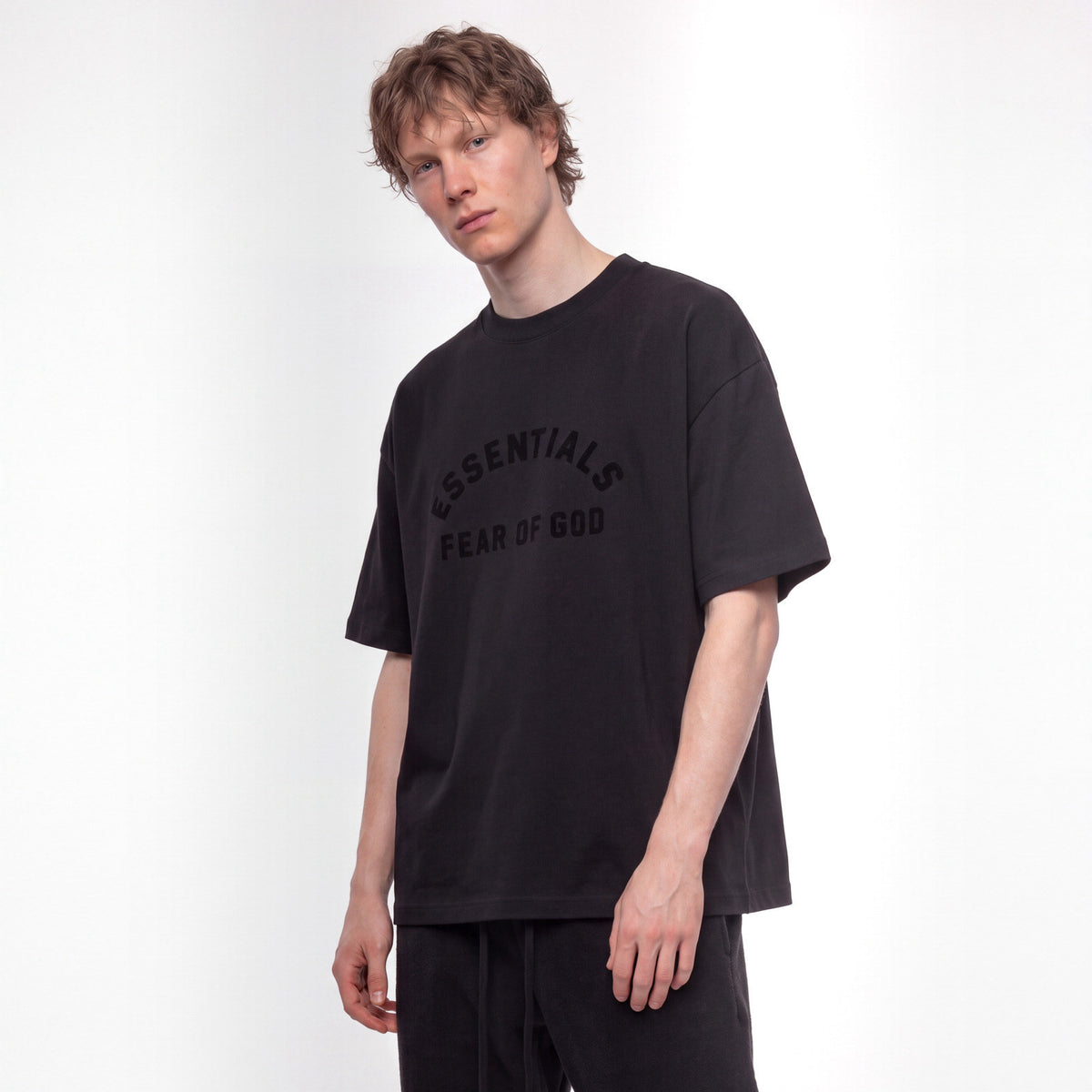 tričko Fear of God Essentials Core Collection Heavy S/S Tee Black 125SU242000F ADONIO