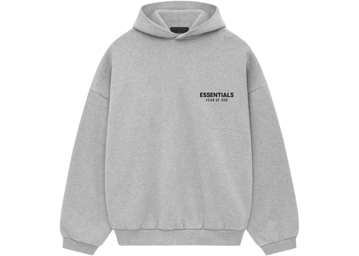 Fear of God Essentials S24 Fleece Hoodie Light Heather Grey