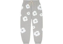 Denim Tears Cotton Wreath Sweatpant Grey/White