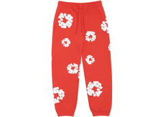 Denim Tears Cotton Wreath Sweatpants Red/White