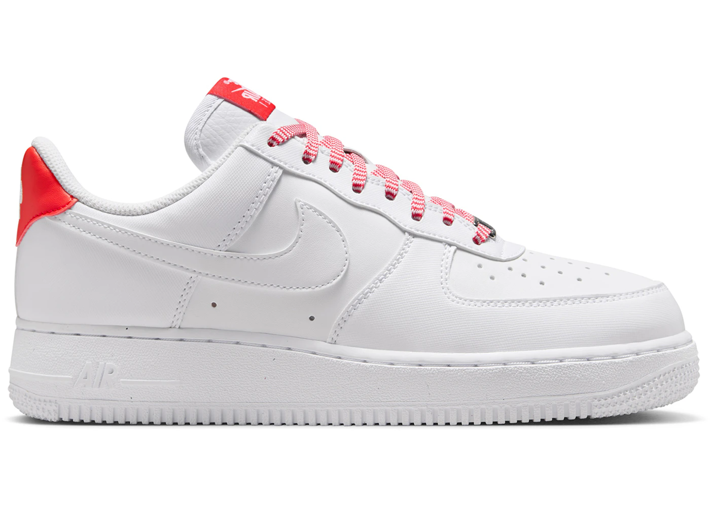 Nike Air Force 1 Low '07 White Pink Foam Metallic Silver Light Crimson (W)