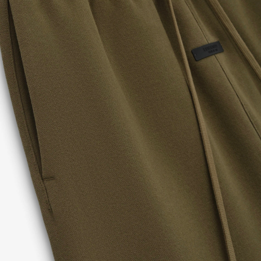 Fear of God Essentials Cuffed Fleece Sweatpants State (FW24) Olive