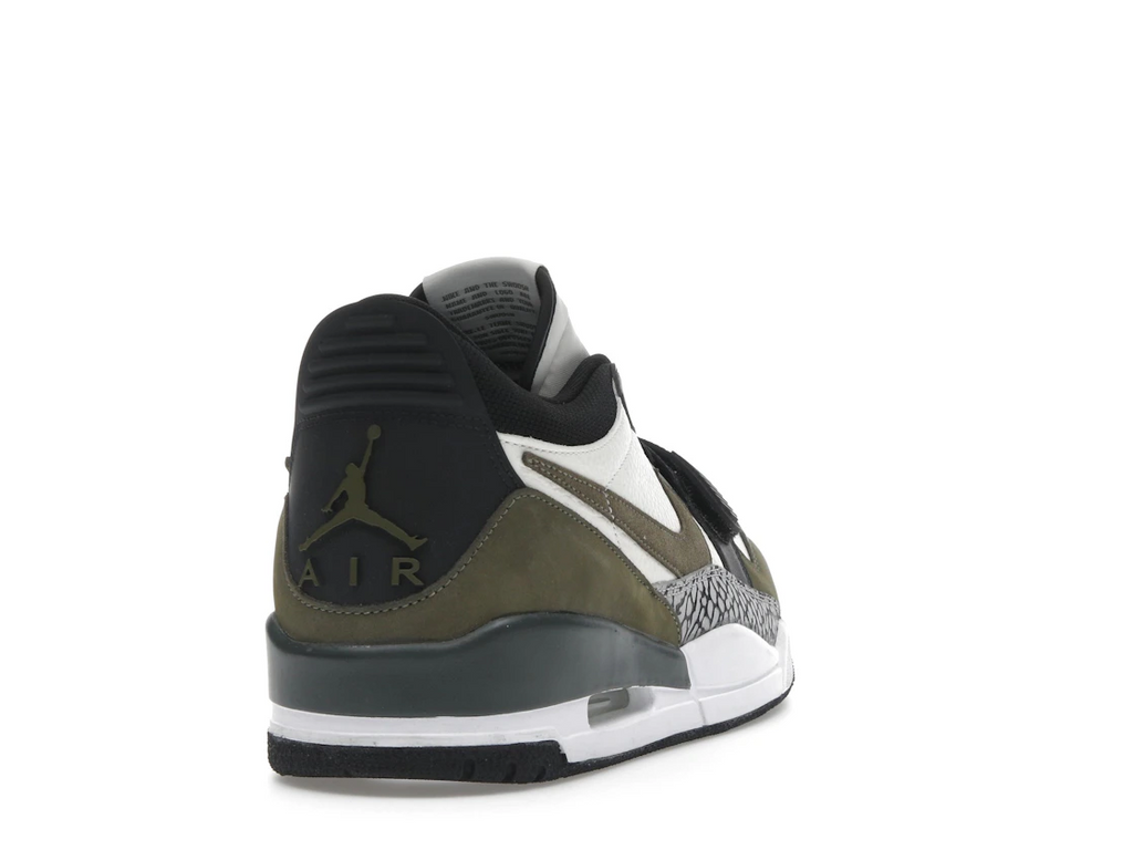 Jordan Legacy 312 Low Sail Black Medium Olive