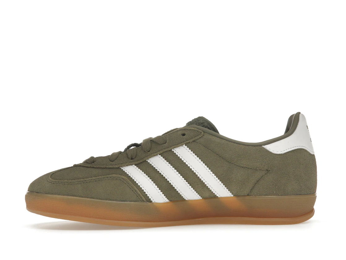 adidas Gazelle Indoor Olive Strata Cloud White Gum
