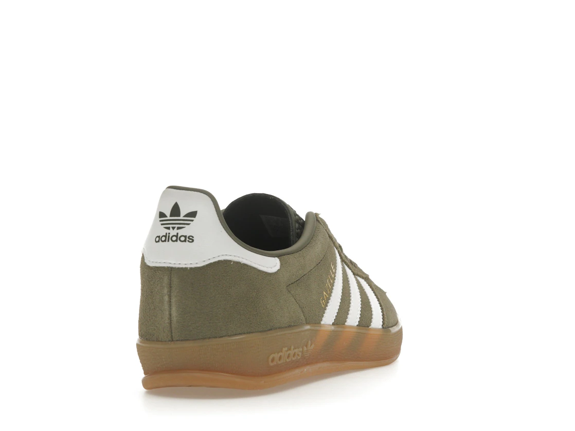 adidas Gazelle Indoor Olive Strata Cloud White Gum
