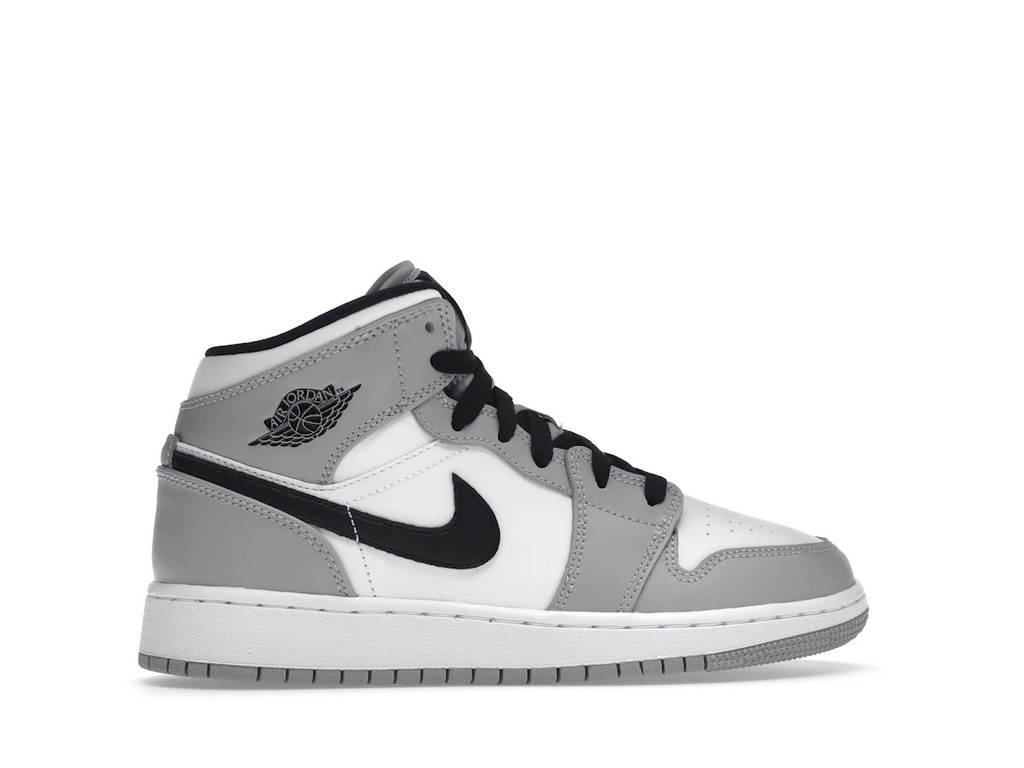 Jordan 1 Mid Light Smoke Grey (GS)