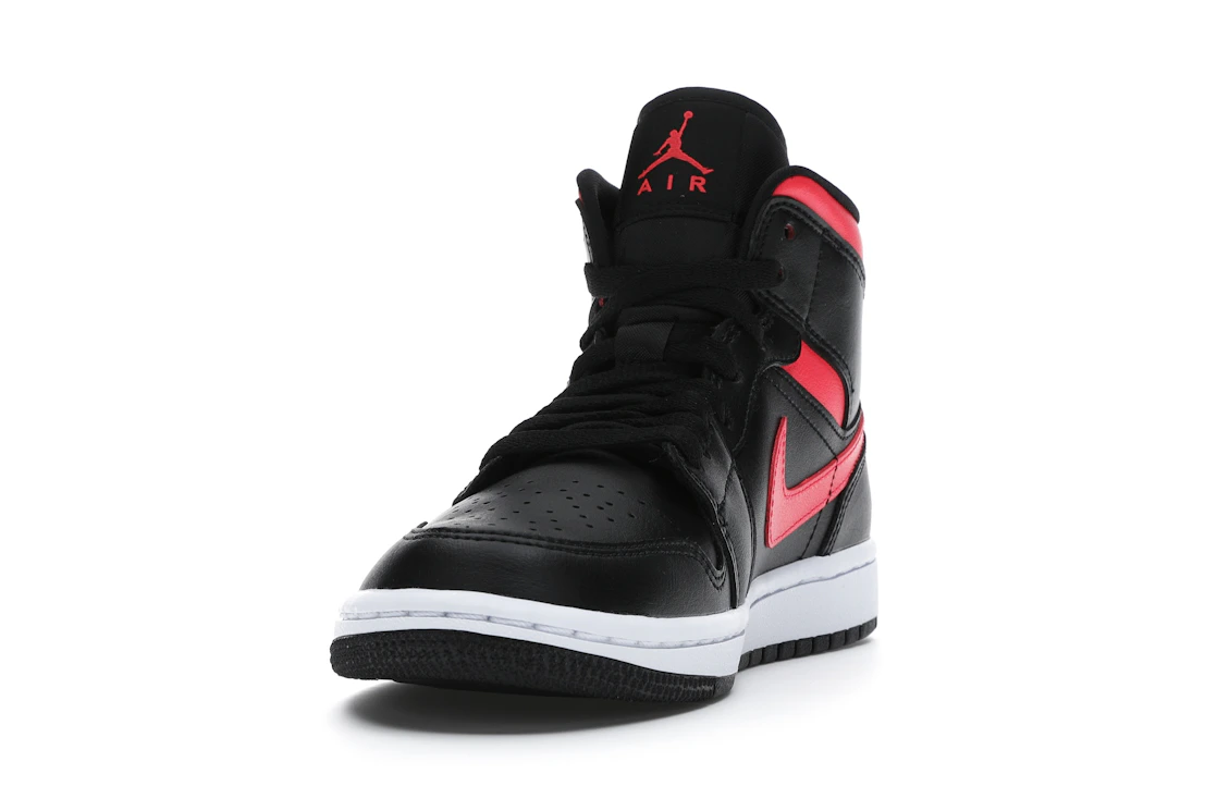 Jordan 1 Mid Black Siren Red (W)