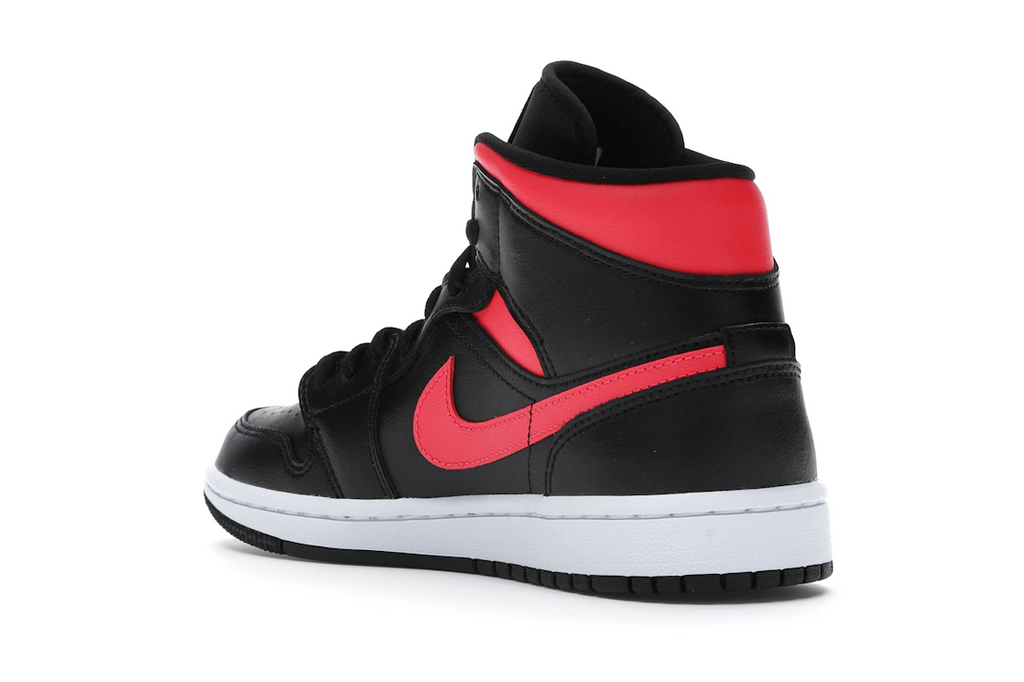 Jordan 1 Mid Black Siren Red (W)