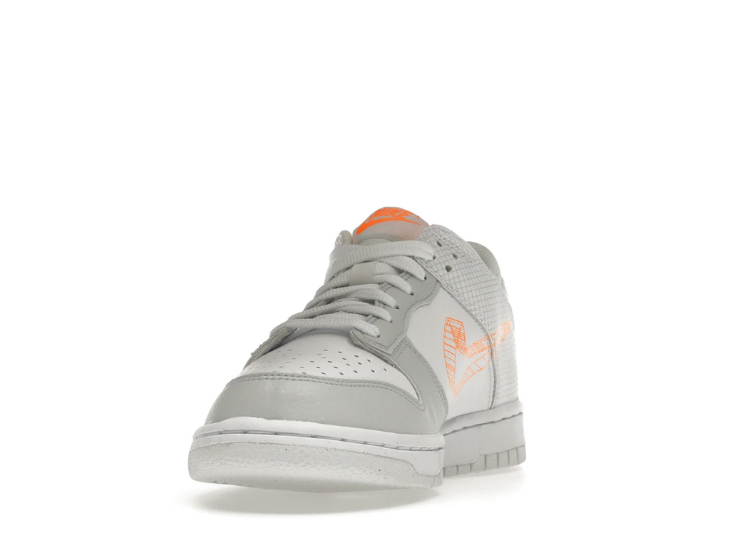 Nike Dunk Low SE 3D Swoosh Pure Platinum Total Orange (GS)