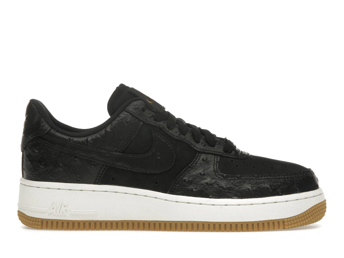 Nike Air Force 1 Low '07 Black Ostrich Gum (W)