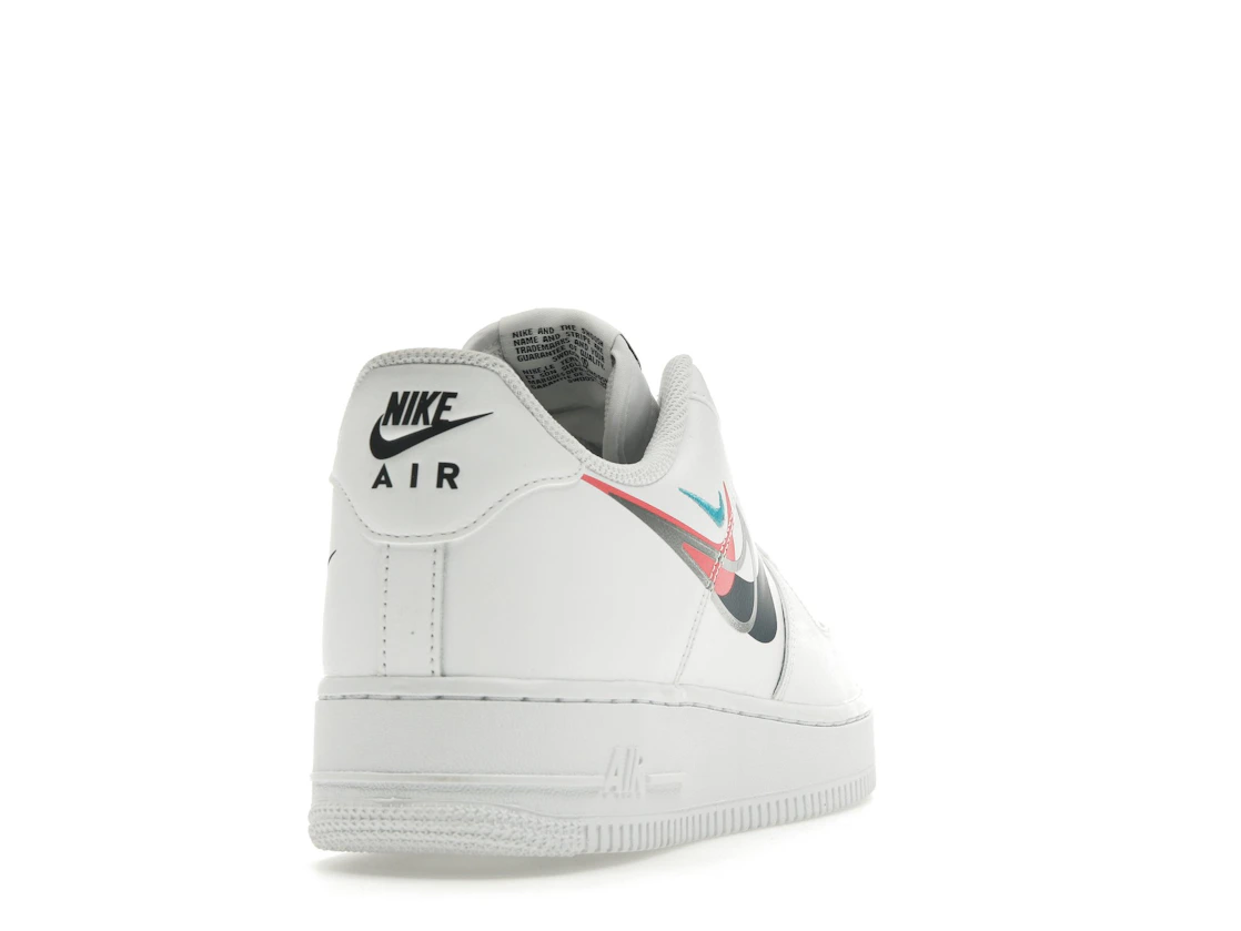 Nike Air Force 1 Low '07 Quadruple Swoosh White Navy Crimson