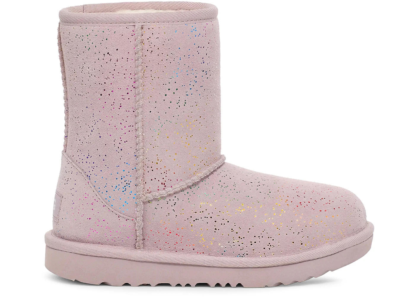 UGG Classic II Shimmer Sky Boot Pale Smoke Rainbow Metallic (Kids)