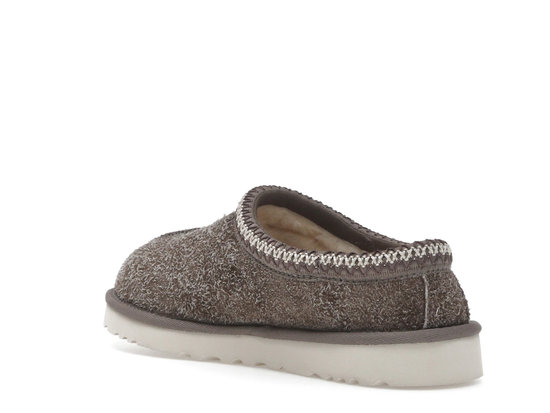 UGG Tasman Shaggy Suede Slipper Smoke Plume