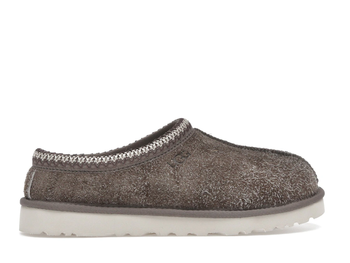 UGG Tasman Shaggy Suede Slipper Smoke Plume