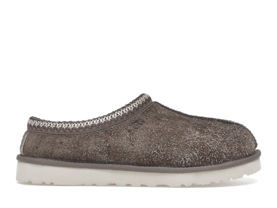 UGG Tasman Shaggy Suede Slipper Smoke Plume