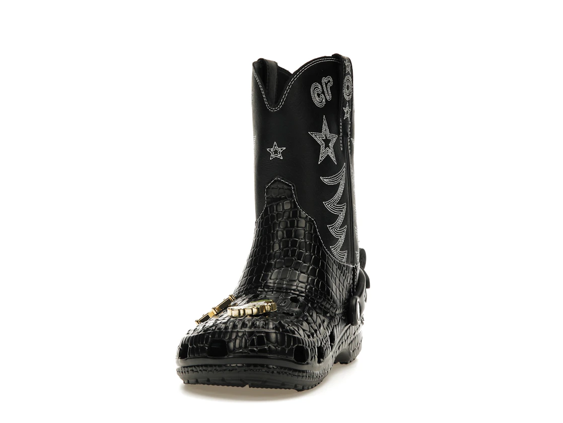 Crocs Classic Cowboy Boot Black
