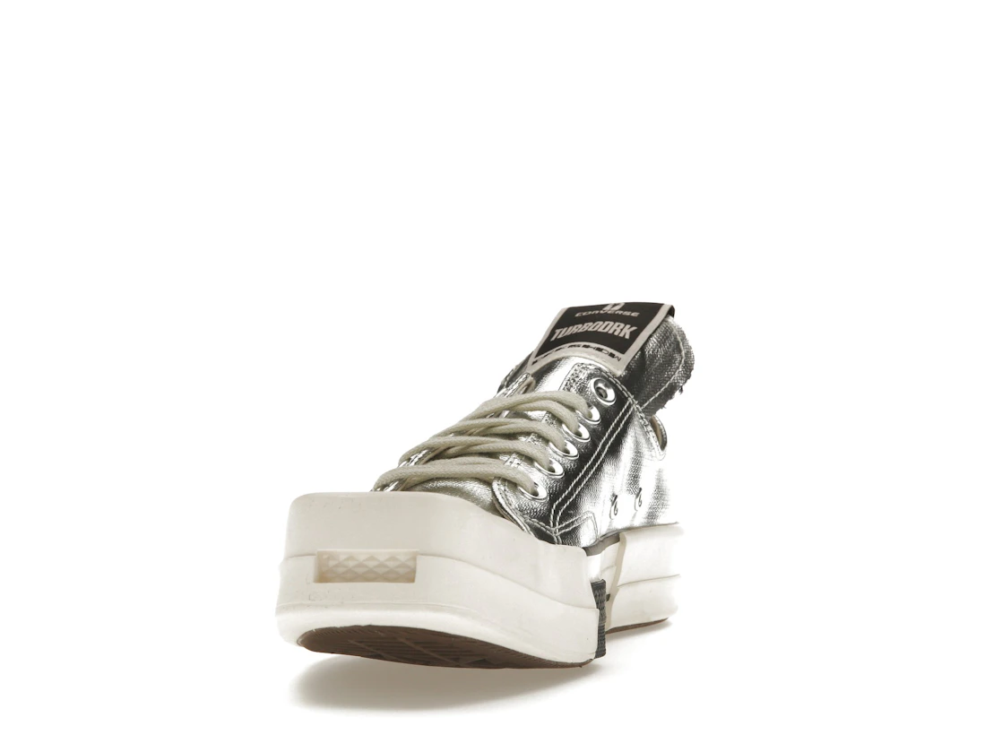 Converse TURBODRK Chuck Taylor All Star 70 Ox Rick Owens DRKSHDW Silver White