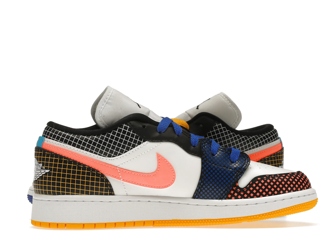 Jordan 1 Low MMD Multi-Color Grid (GS)