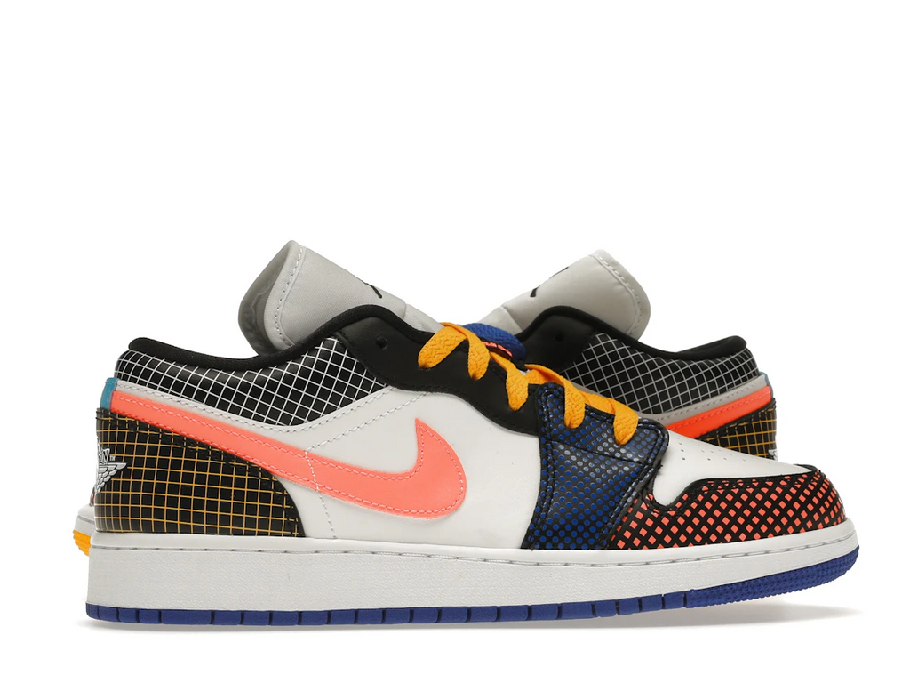 Jordan 1 Low MMD Multi-Color Grid (GS)