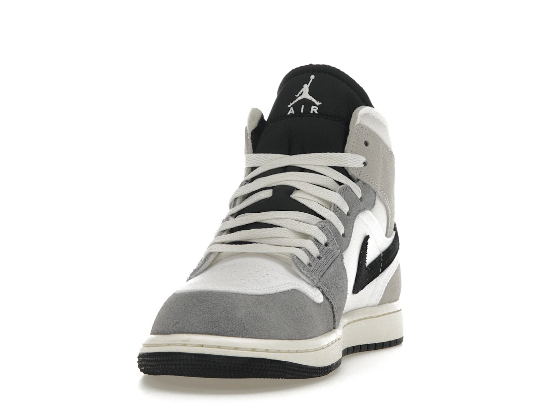 Jordan 1 Mid SE Craft White Cement Grey Black
