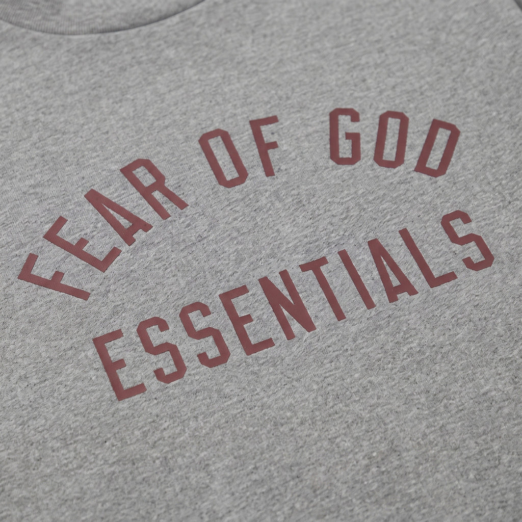 tričko Fear of God Essentials S24 T-Shirt Dark Heather 125BT244191F ADONIO