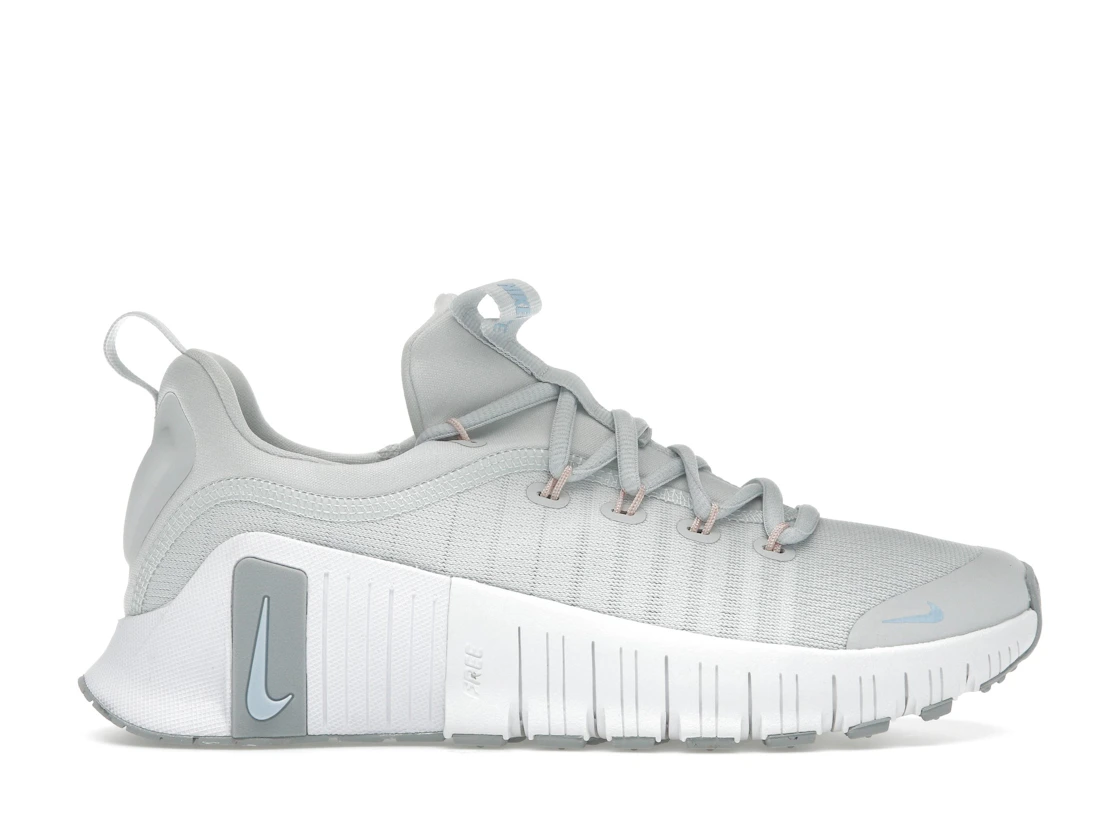 Nike Free Metcon 6 Photon Dust Light Smoke Grey Summit White Metallic Silver (W)