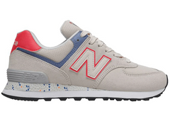 New Balance 574 Raw Silk Vivid Coral (W)