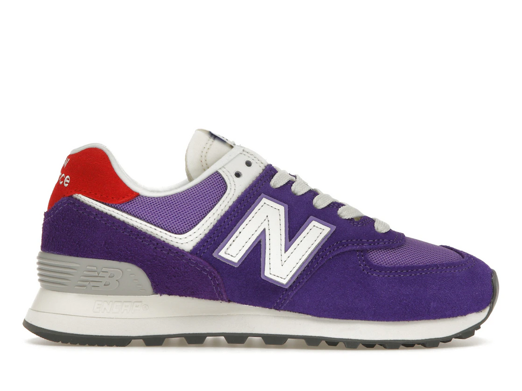 New Balance 574 Purple White Red (W)