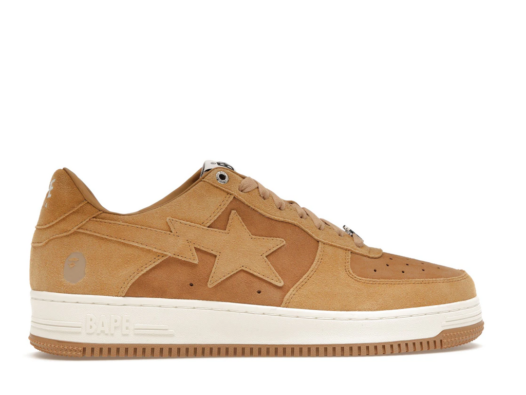 A Bathing Ape Bape Sta Beige Suede