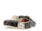 Crocs Classic Fleece Lined Clog Bandana Black White Chai