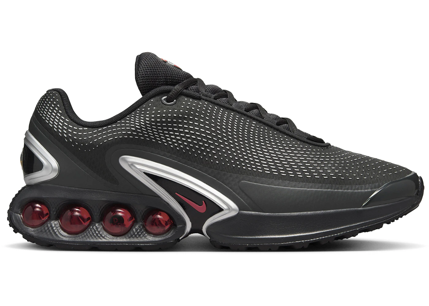 Nike Air Max Dn Black Metallic Silver Red