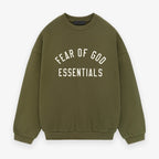 Fear of God Essentials Fleece Crewneck State (FW24) Military