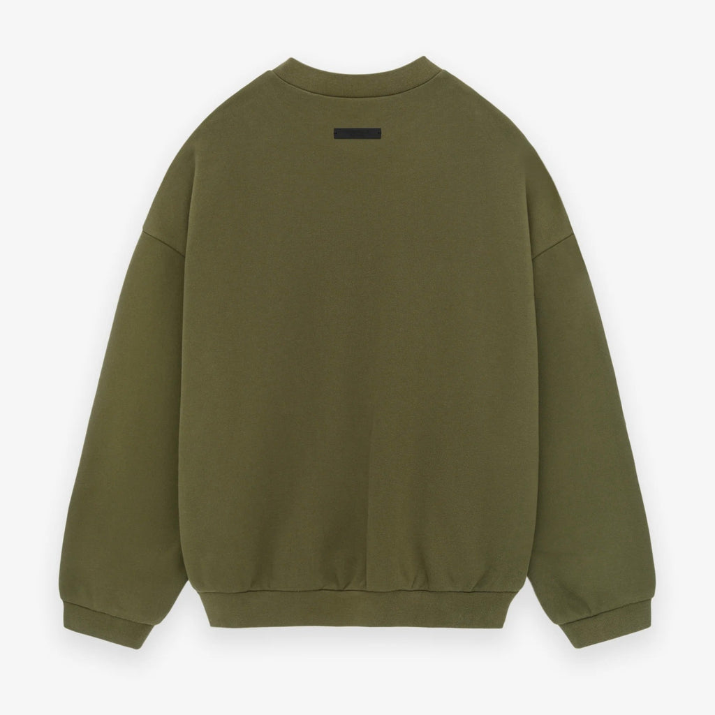 Fear of God Essentials Fleece Crewneck State (FW24) Military