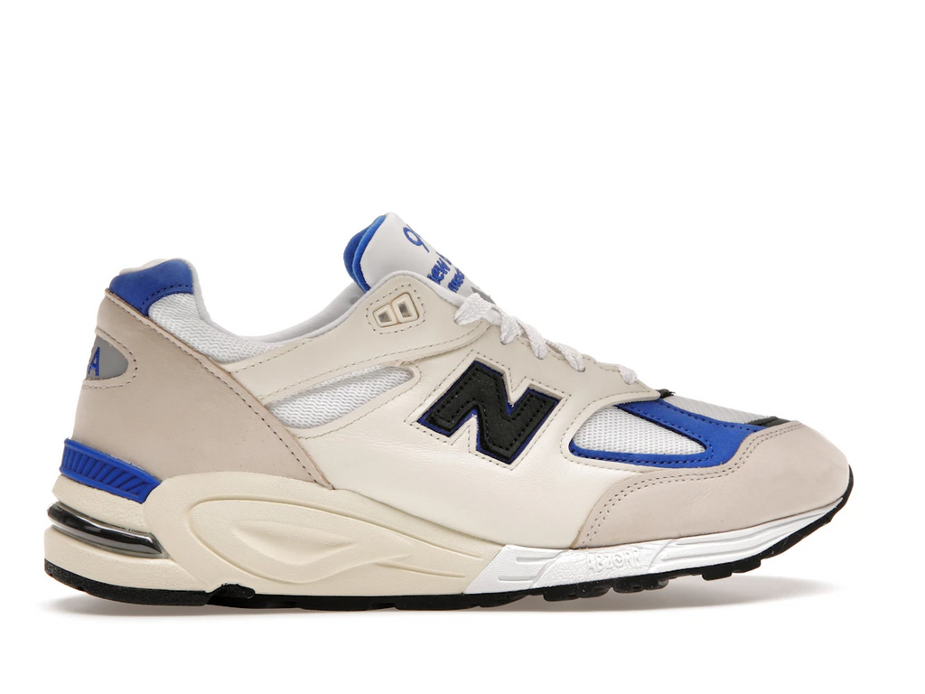 New Balance 990v2 MiUSA White Blue