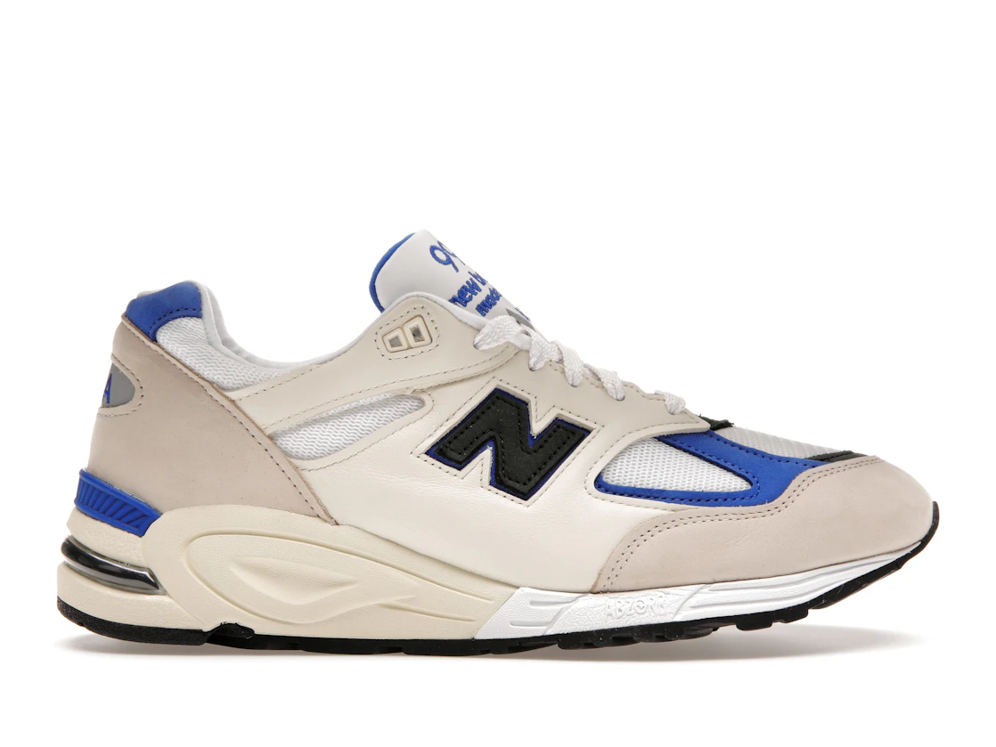 New Balance 990v2 MiUSA White Blue