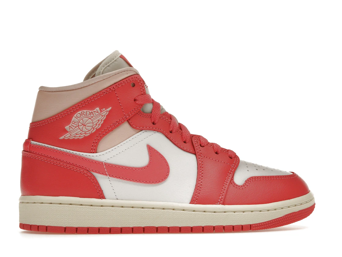 Air Jordan 1 Mid Strawberries And Cream (W)