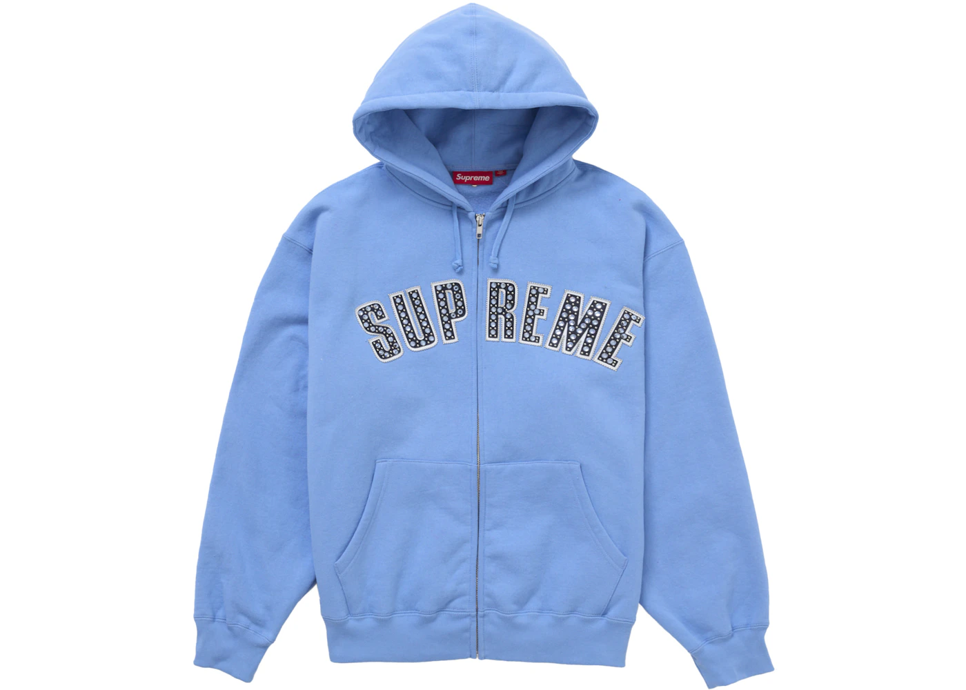 Supreme b.b. Simon Zip Up Hooded Sweatshirt Blue
