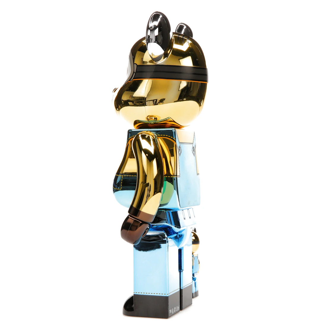 Bearbrick DAVE 100% & 400% Set CHROME Ver.