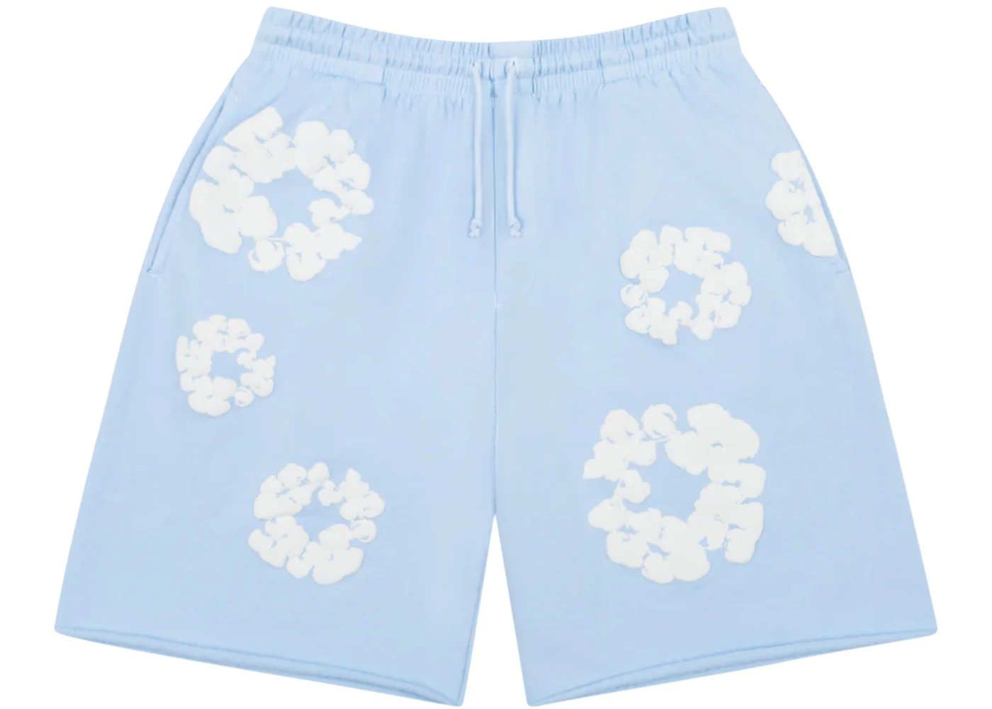 Denim Tears The Cotton Wreath Sweatshorts Powder Blue