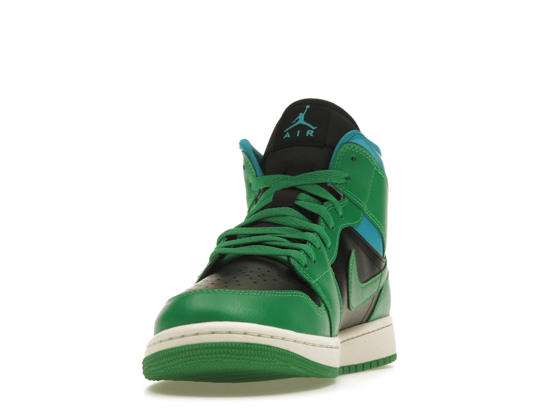 Air Jordan 1 Mid Lucky Green Aquatone (W)